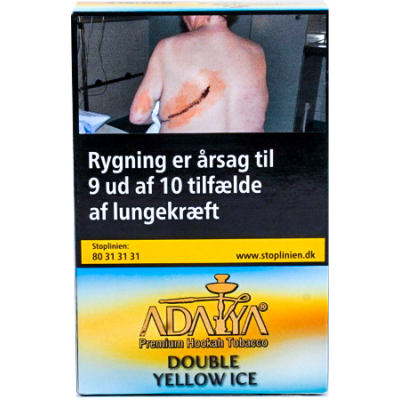 Adalya Vandpibe Tobak – Double Melon (Yellow) Ice 50 g