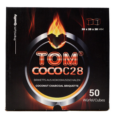 Tom Cococha Gold (C28) carbone per narghilè – 1 kg