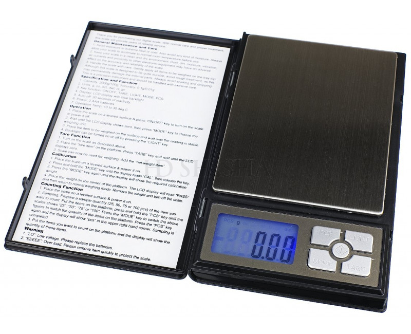 Balance Notebook (100x0.01 g) Smoke