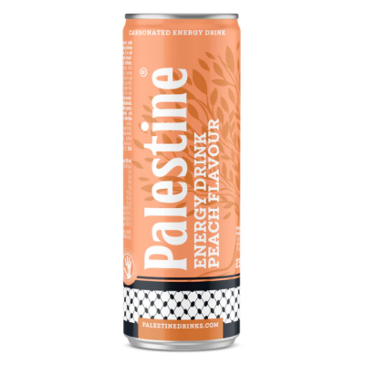 Palestine Drinks Boisson énergisante pêche - 330 ml