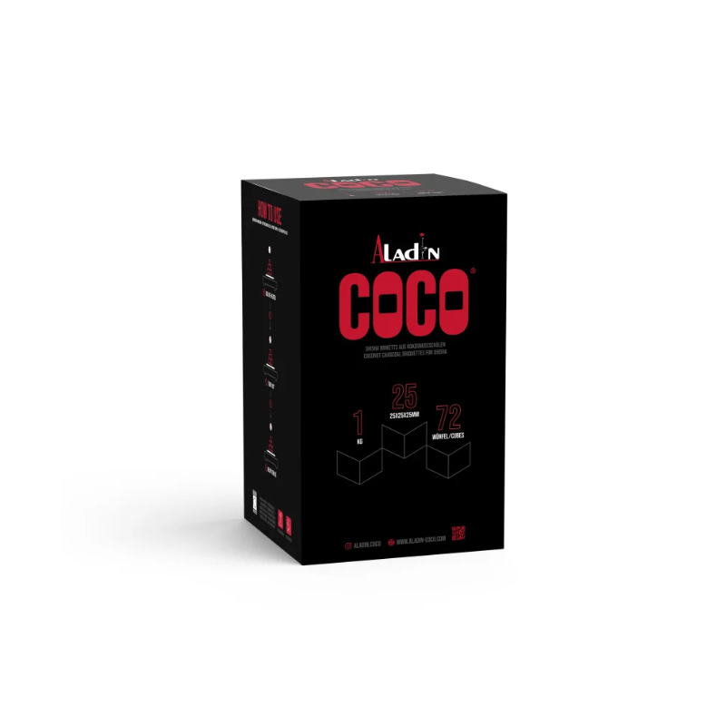 Aladin Coco Naturkul 25 mm 1 kg | Vandpibe Kul