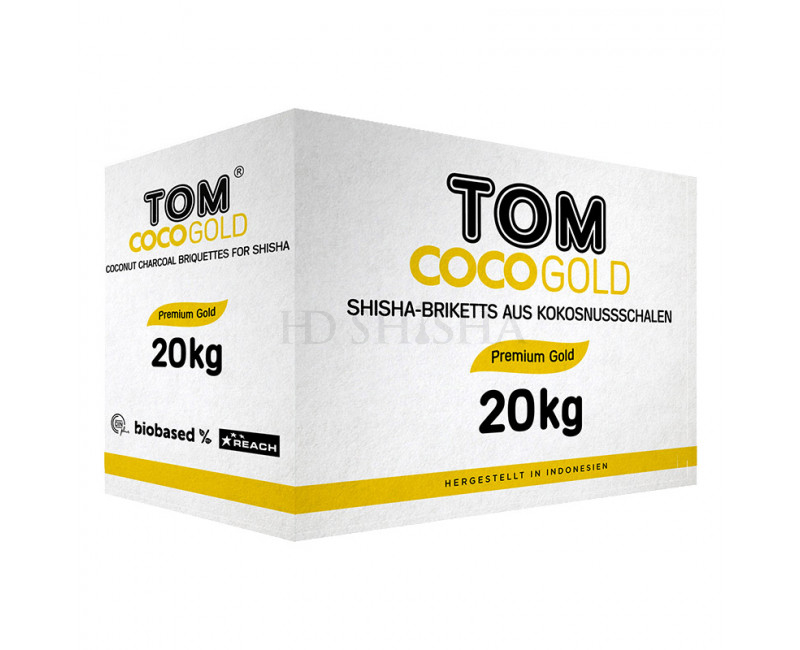 Tom Cococha Gold vattenpipa shisha Kol – 20 kg - Kokoskul