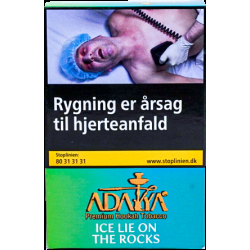 Adalya Vandpibe Tobak – Ice Lie on the Rocks 50 g