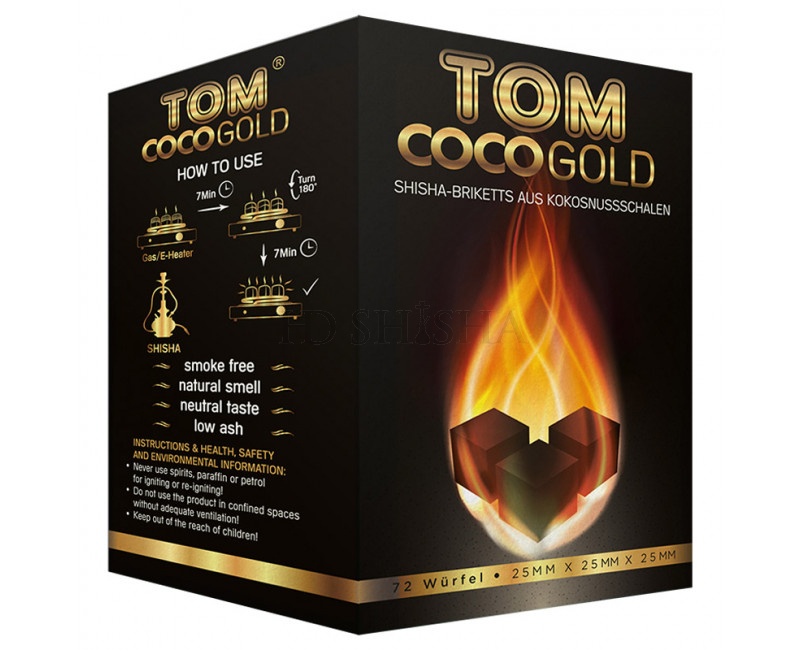 Tom Cococha Gold vattenpipa shisha Kol – 1 kg - Kokoskul