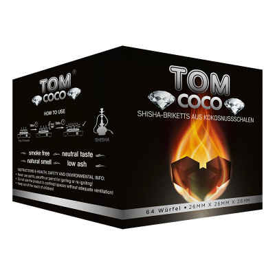 Tom Cococha Diamond (C26) hookah charcoal – 1 kg