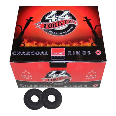 Forty Four 44 mm hookah charcoal – 1 box