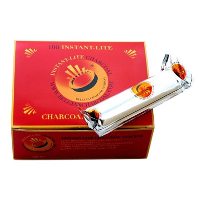 Instant Lite 33 mm hookah coals – 1 box