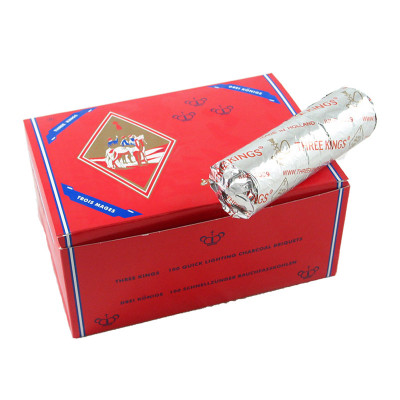 Three Kings 40 mm hookah charcoal – 1 box