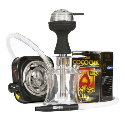 Package deal 15: Oduman Travel incl. bowl, regulator, 1 kg charcoal and charcoal lighter