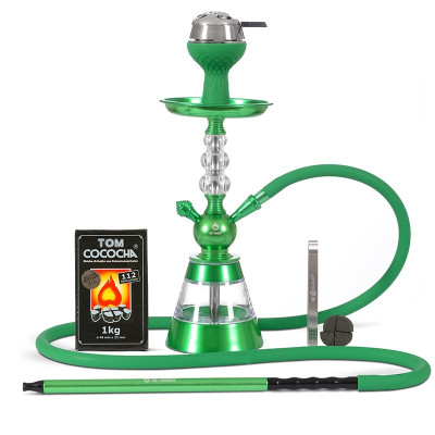 Package deal 14: El-Badia Celeste Junior 2 incl. silicone head, heat regulator, TOM SILVER charcoal 1 kg