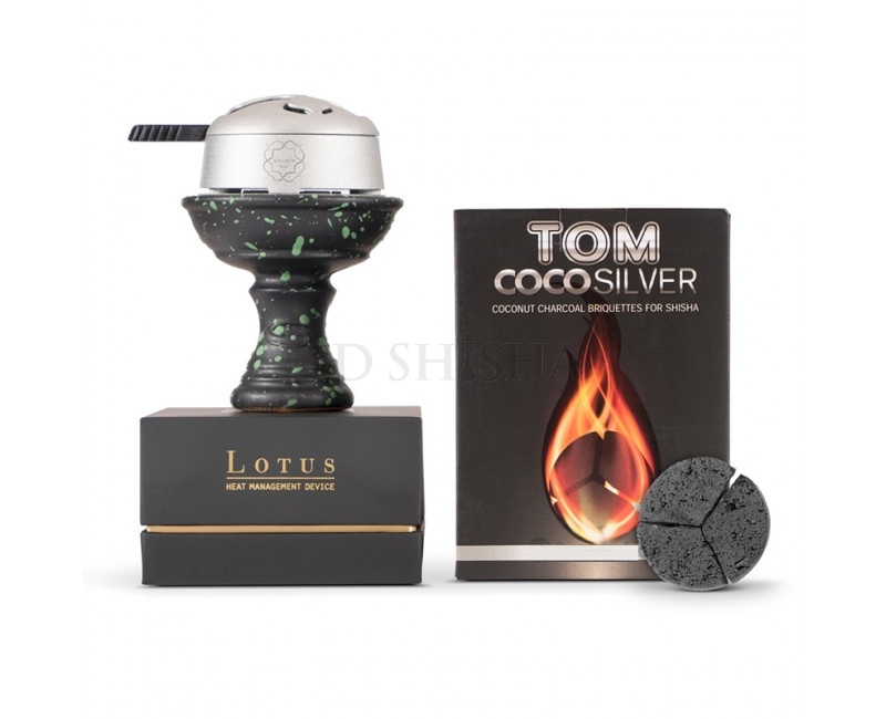 Lotus Varmeregulator inkl. TOM SILVER 1 kg kul & Saphire
