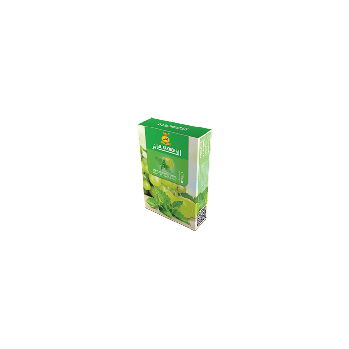 Al-Fakher vandpibe tobak – Grapio Green 50 g