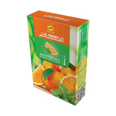 Al-Fakher vattenpipstobak – Apelsin / Mint 50 g