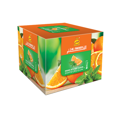 Al-Fakher hookah tobacco – Orange / Mint 200 g