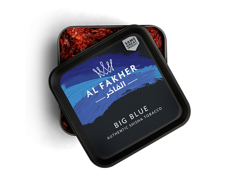 Al-Fakher vandpibe tobak – Big Blue Green 200 g