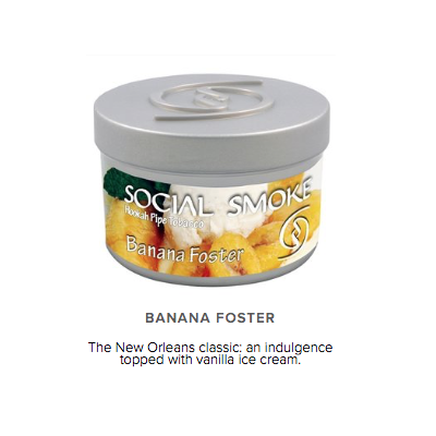 SS Banana Foster 100 g vandpibe tobak