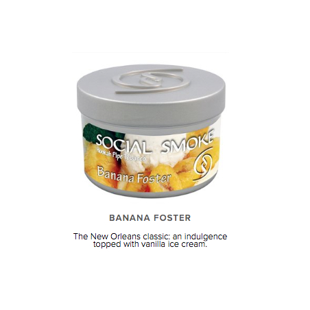 SS Banana Foster 100 g vandpibe tobak