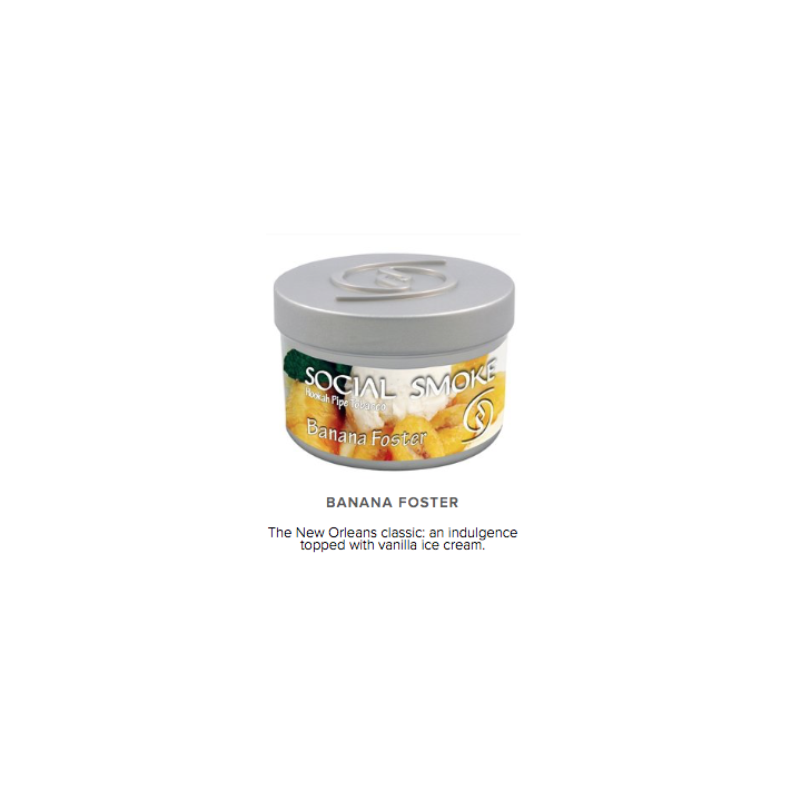 SS Banana Foster 100 g vandpibe tobak