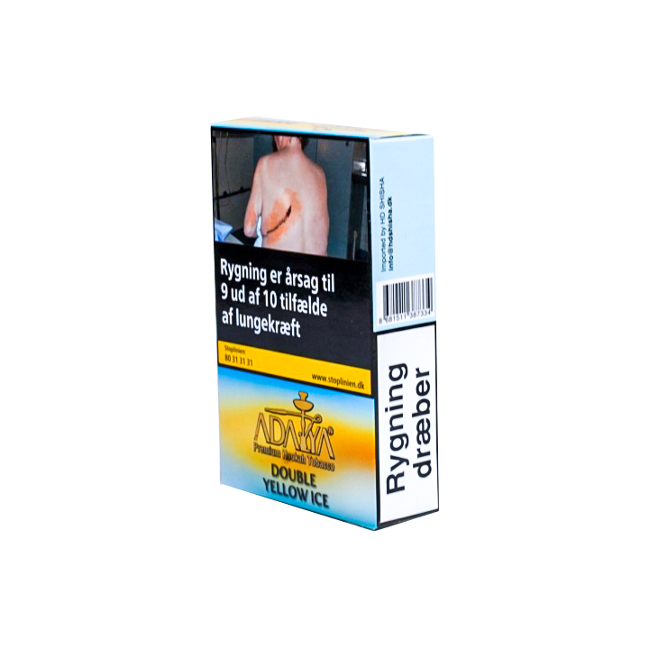 Adalya Vandpibe Tobak – Double Melon (Yellow) Ice 50 g