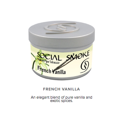 SS French Vanilla 100 g vattenpipetobak