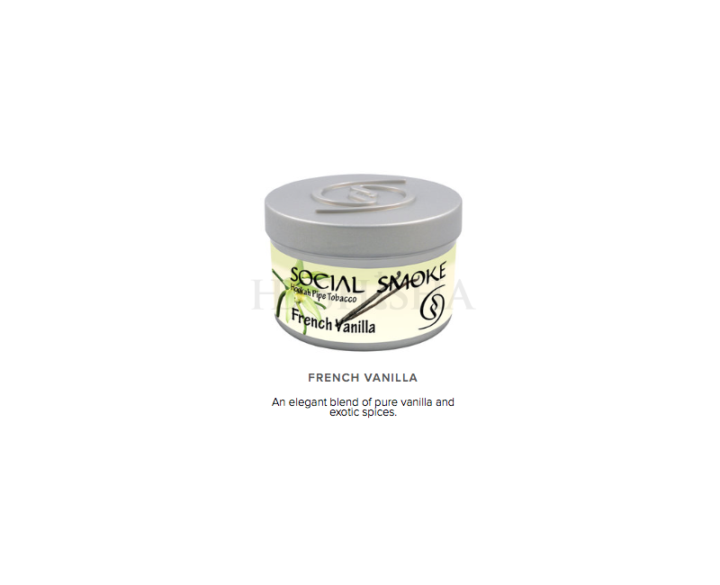 SS French Vanilla 100 g vandpibe tobak