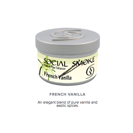 SS French Vanilla 100 g vandpibe tobak