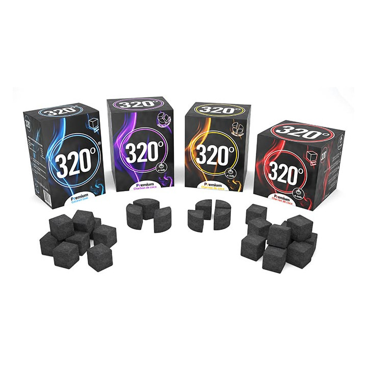 320° Blue – 25 mm vandpibe kul – 1 kg