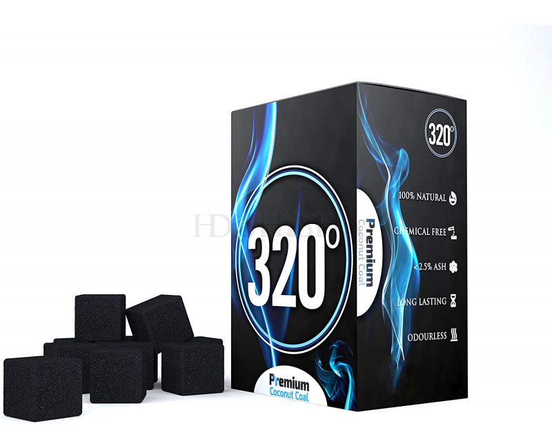 320° Blue – 25 mm vandpibe kul – 1 kg